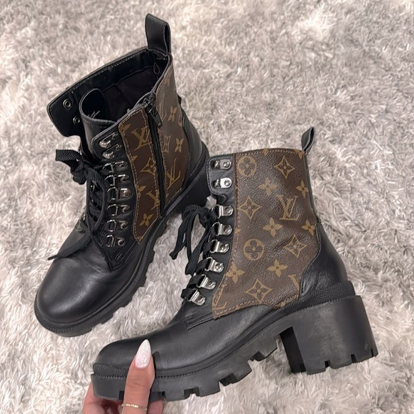 Custom Louis Vuitton Combat Boots - Picture 1 of 11